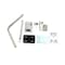 Retrac Hood-Mount Stainless Safety Mirror Mounting Assembly 14in to 19in Adjustment 604696 - alternate 4